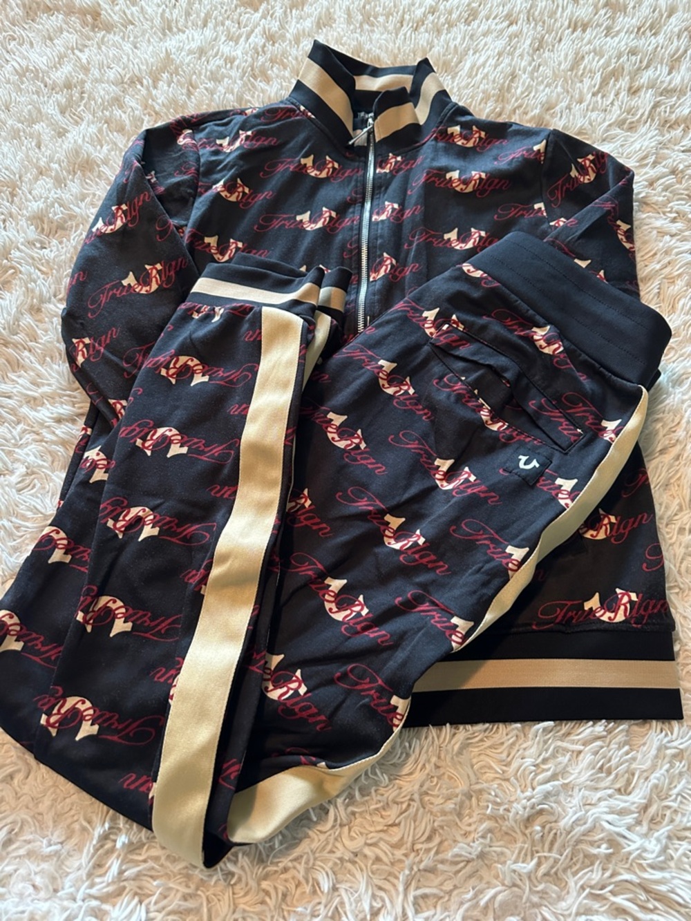 True Religion Men’s Tracksuit, size S.